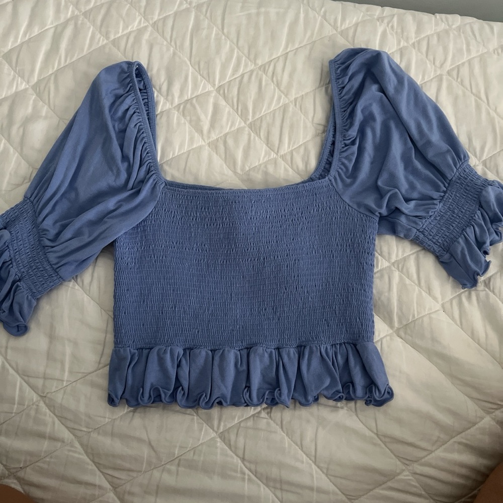 Forever 21 lavender crop top